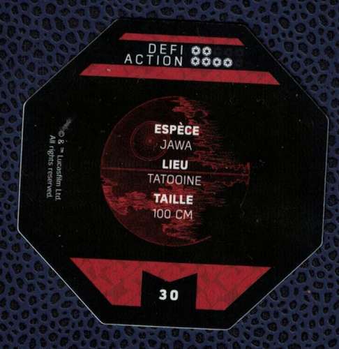 Jeton E. Leclerc Cosmic Shells Star Wars Jawa 30