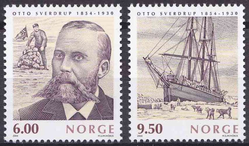 NORVEGE 2004 NEUF** MNH N° 1445 1446 Explorateur Otto Sverdrup