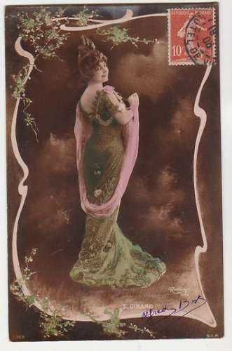 cpa Art Nouveau Artiste S.Girard par Reutlinger Y&T 134