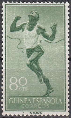 Guinea Espagnol 1958 Michel 344 Neuf ** Cote (2002) 0.10 Euro Course à pied