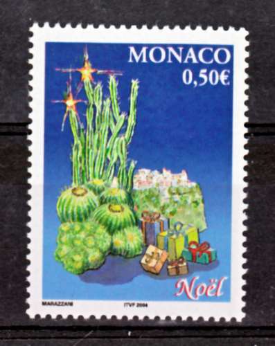 MONACO 2459 Noël cactus  2004 neufs **TB MNH  prix de la poste 0.5 