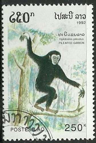 Laos - Lao 1992 - Singes - Monkeys - Y&T 1068 oblitéré