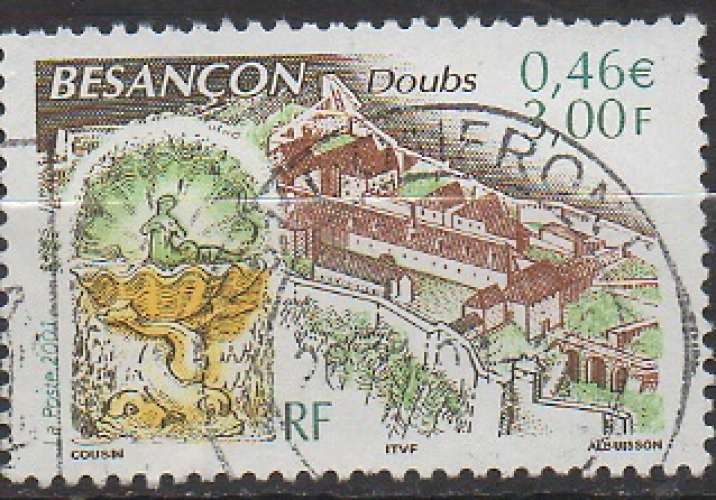 France 2001 - Y & T 3387 (o) - Besançon