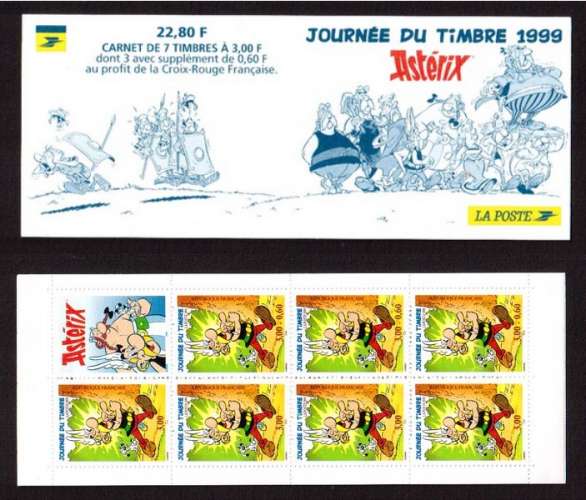 France 1999 carnet Y&T BC3227 **  journée du timbre Astérix