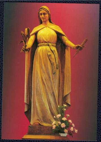 Carte Postale Postcard Notre Dame des Trois épis 68 représentation de l'Apparition