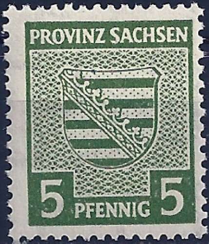 Allemagne - 1945 - Y&T 10** - MNH - zone soviètique - émission de Sachsen