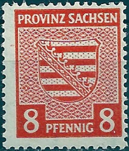 Allemagne - 1945 - Y&T 12** - MNH - zone soviètique - émission de Sachsen