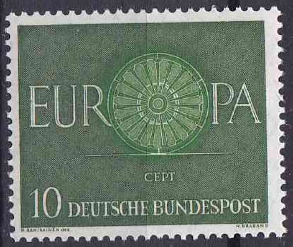 ALLEMAGNE RFA 1960 NEUF** MNH N° 210 europa