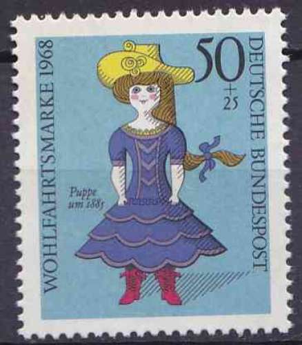 ALLEMAGNE RFA 1968 NEUF** MNH N° 439
