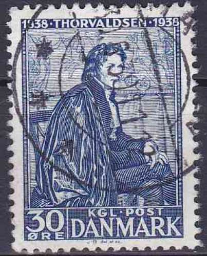 DANEMARK 1938 OBLITERE N° 267
