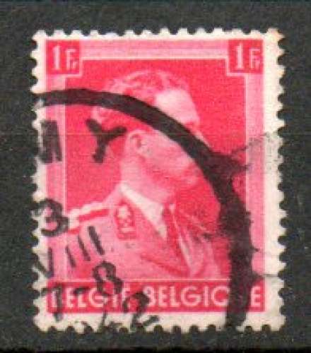 Belgique Yvert N°428 oblitéré 1936 Roi LEOPOLD III 