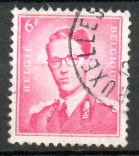 Belgique Yvert N°1069 oblitéré 1958 Baudouin 1° 6F