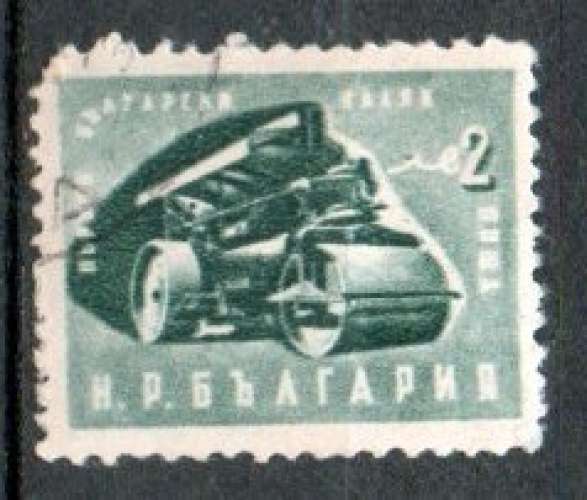 Bulgarie Yvert N°677 oblitéré 1951 Cylindre à vapeur 