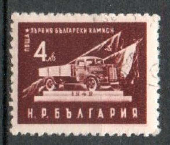 Bulgarie Yvert N°678 oblitéré 1951 Camion