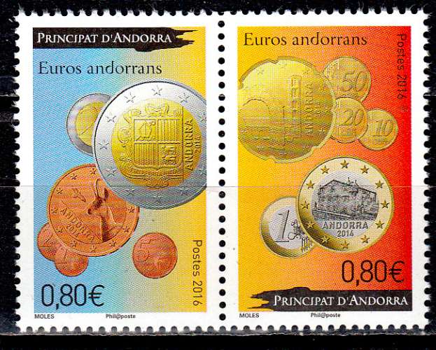 Andorre 2016 Euros andorans 