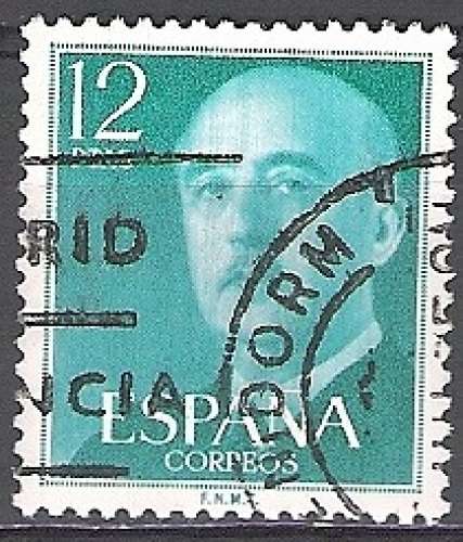  España 1974 Michel 2121 O Cote (2008) 0.20 Euro Général Franco Cachet rond