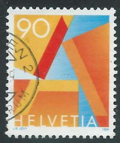 Suisse - Y&T 1498 (o) - Timbre pour courrier prioritaire -