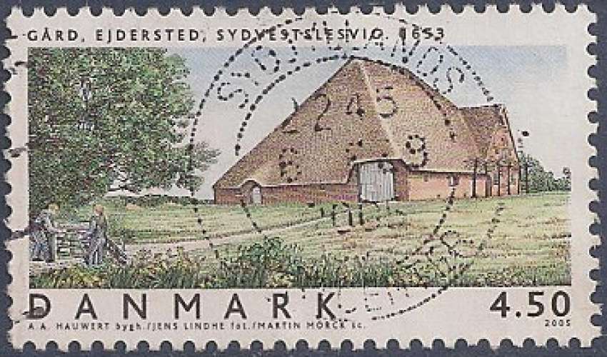 DANEMARK 2005 : yt 1394 Oblitéré/Used # Maisons danoises