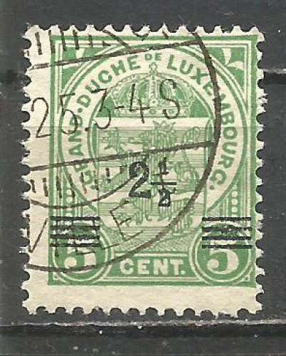 Luxembourg 1916 - YT n° 110 - TP surchargé