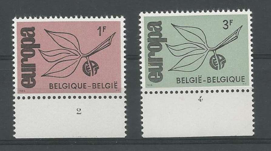 Belgique - 1965 - Europa - Tp n° 1342 / 3 - Neuf **