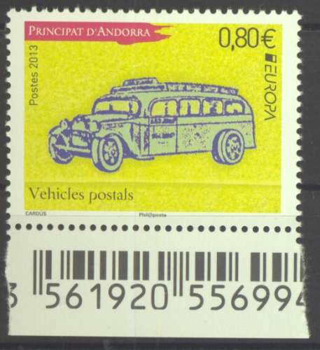 ANDORRE FRANCAIS 2013 Y&T 739 NEUF ** EUROPA