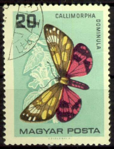 HONGRIE 1966 Y&T 1790 (o) PAPILLONS