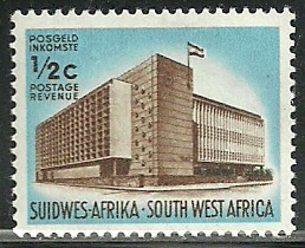 Sud Ouest Africain - South West Africa 1961 - Hôtel des Postes - N° Y&T 254 neuf *