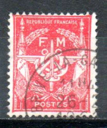 France oblitéré Yvert FM N°12 Emblème 1946