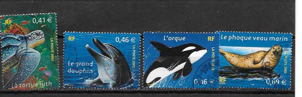 FRANCE 3485à3488 oblitérés rond