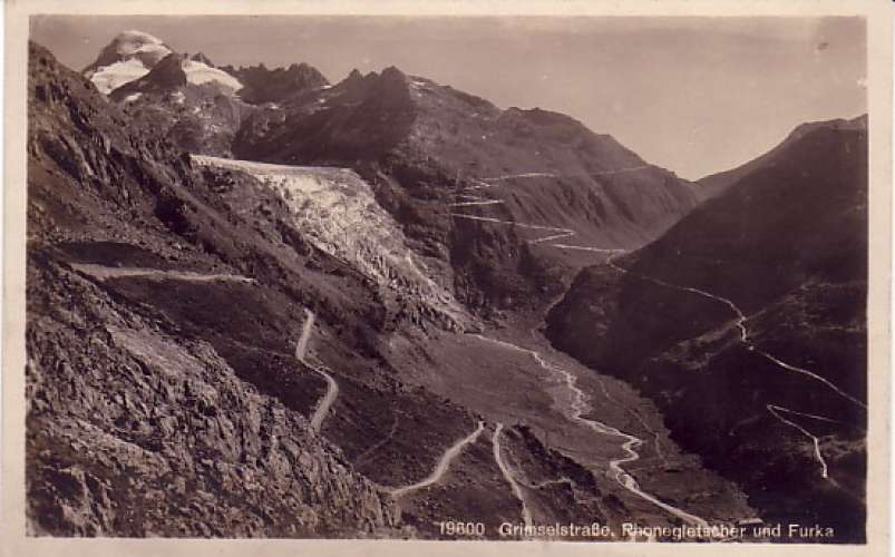 Route du Grimsel-glacier du Rhône-Furka
