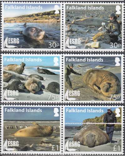  Falkland Islands 2015 20 Ans ESRG Elephant de mer Neuf **