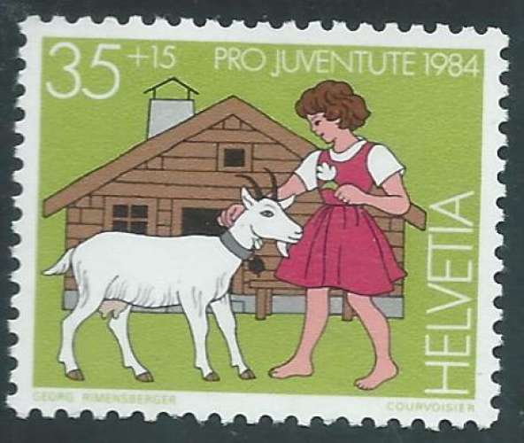 Suisse - Y&T 1213 (**) - Personnages de livres d'enfants -