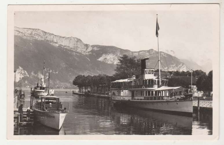cpsm  74 Annecy Le Port et le Mont-Veyrier