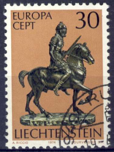 LIECHTENSTEIN 1974 Y&T 543 (o) EUROPA