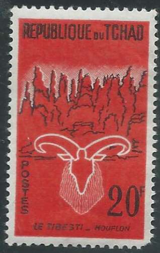 Tchad - Y&T 0074 (*) - Mouflon -