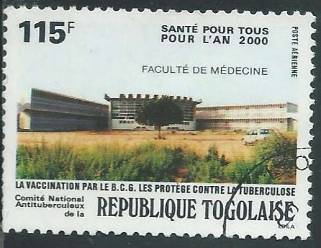 Togo - Poste aérienne - Y&T 0646 (o) - La tuberculose -