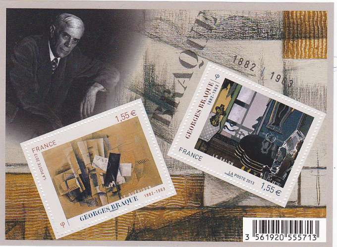 France 4800 4801 Braque feuillet 2013 neuf **TB MNH sin charnela prix de la poste 3.1