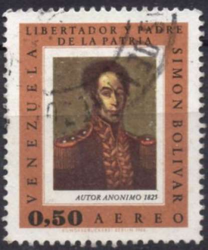 C293 - Y&T n° 902 - oblitéré - Simon Bolivar - 1966 - Venezuela