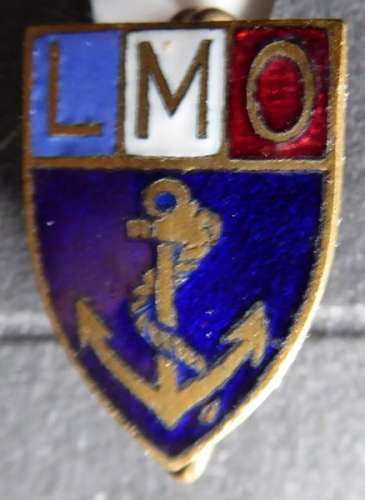 France 1957-58 Épingle LMO (Ligue Maritime et d'Outremer)