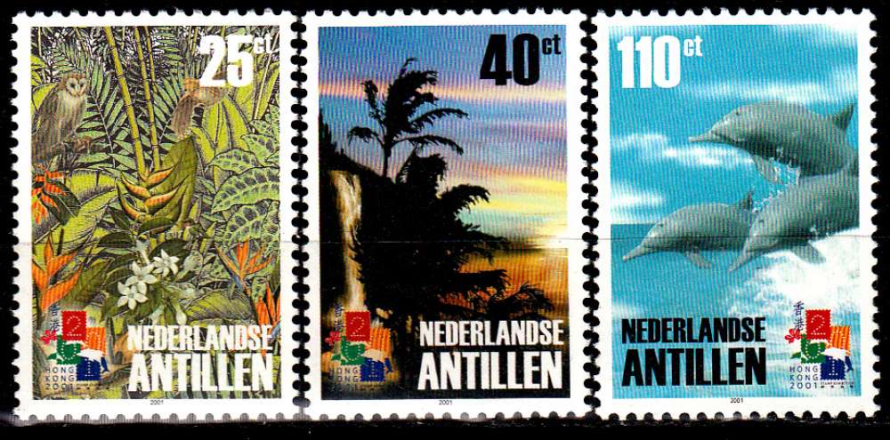 Antilles néerlandaises 1255 / 57 Expo Hong Kong 2001
