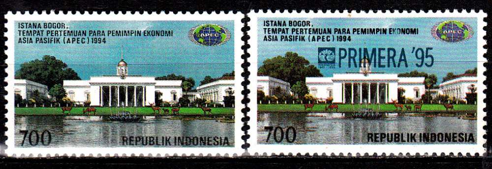 Indonésie 1381 APEC + Non répertorié Y&T Surchargé Primera 95