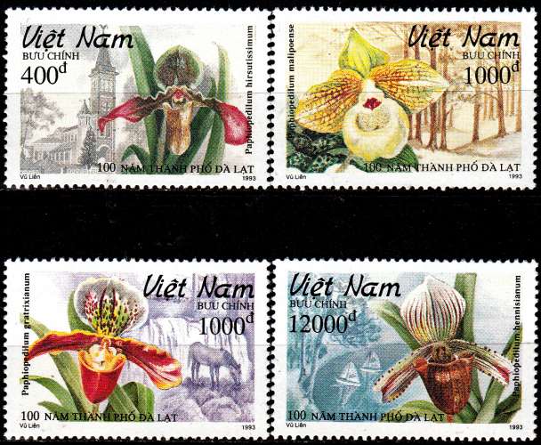 Viêt Nam 1399 / 02 Centenaire de Dalat / Orchidées