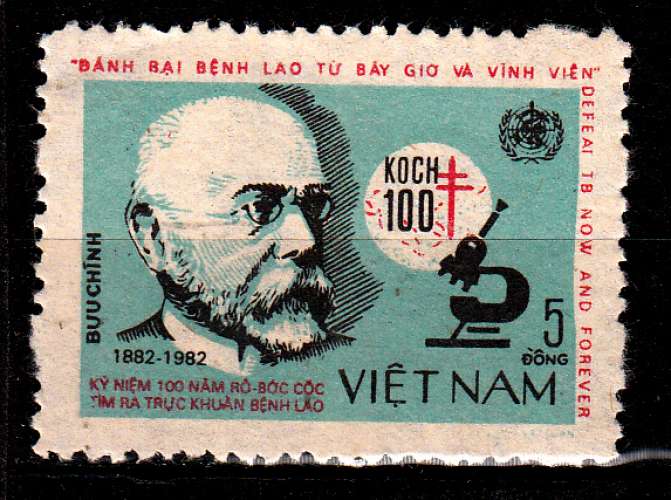 Viêt Nam 427 Docteur Koch Et découverte du Bacile de Koch