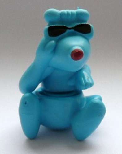 Kinder série Kangourous / Kangourou bleu / Ref : DE042 sans BPZ