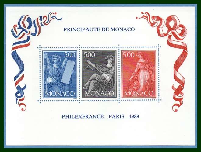 Monaco Bloc N° 47 ** (MNH) Philexfrance 1989 exposition