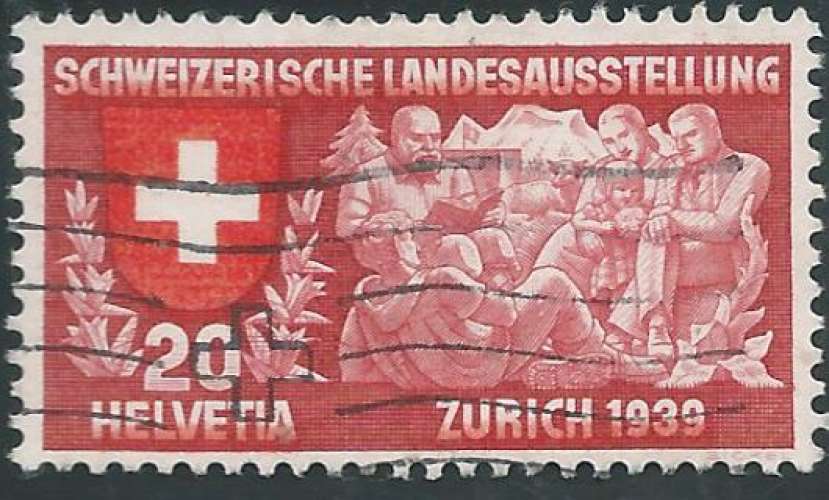 Suisse - Y&T 0327 (o) - Exposition de Zurich -