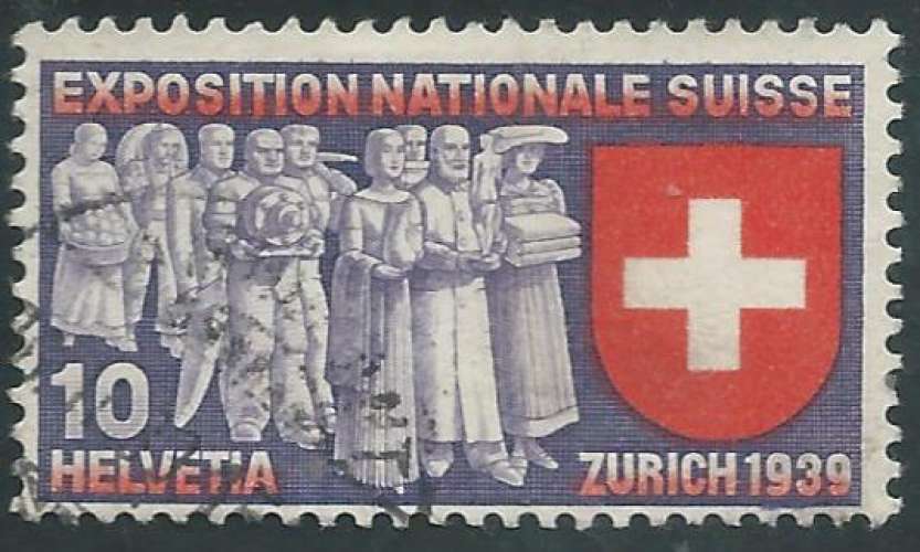 Suisse - Y&T 0320 (o) - Exposition de Zurich -