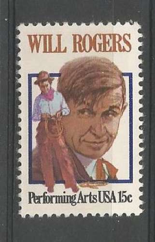 Etats-Unis - 1979 - Will Rogers - Tp n° 1261 - Neuf **