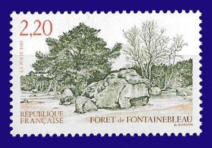 France - Y&T 2586 ** neuf - Foret de Fontainebleau - année 1989 