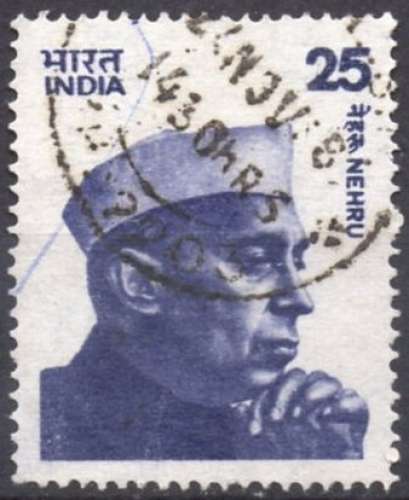 C723 - Y&T n° 481 a - oblitéré - Nehru - 1976 - Inde